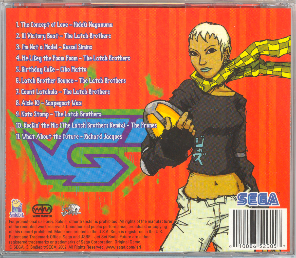 JET SET RADIO FUTURE Music Sampler (2002) MP3 - Download